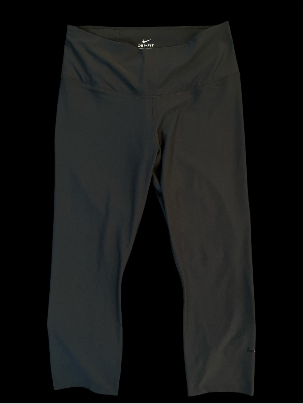 Nike Black Dri-FIT Cropped Women's Leggings 28x32